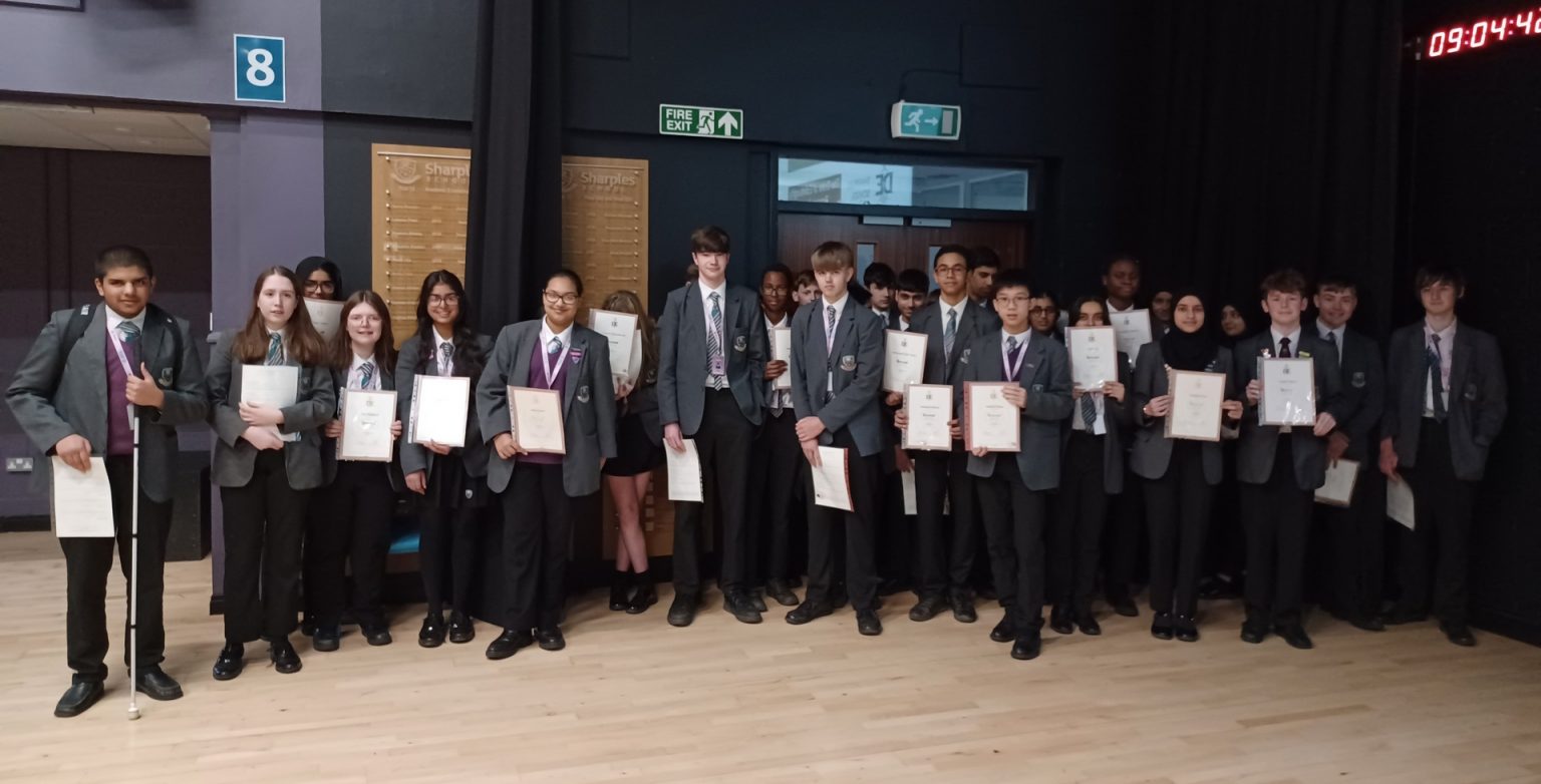 DofE Bronze Award certificates Sharples School